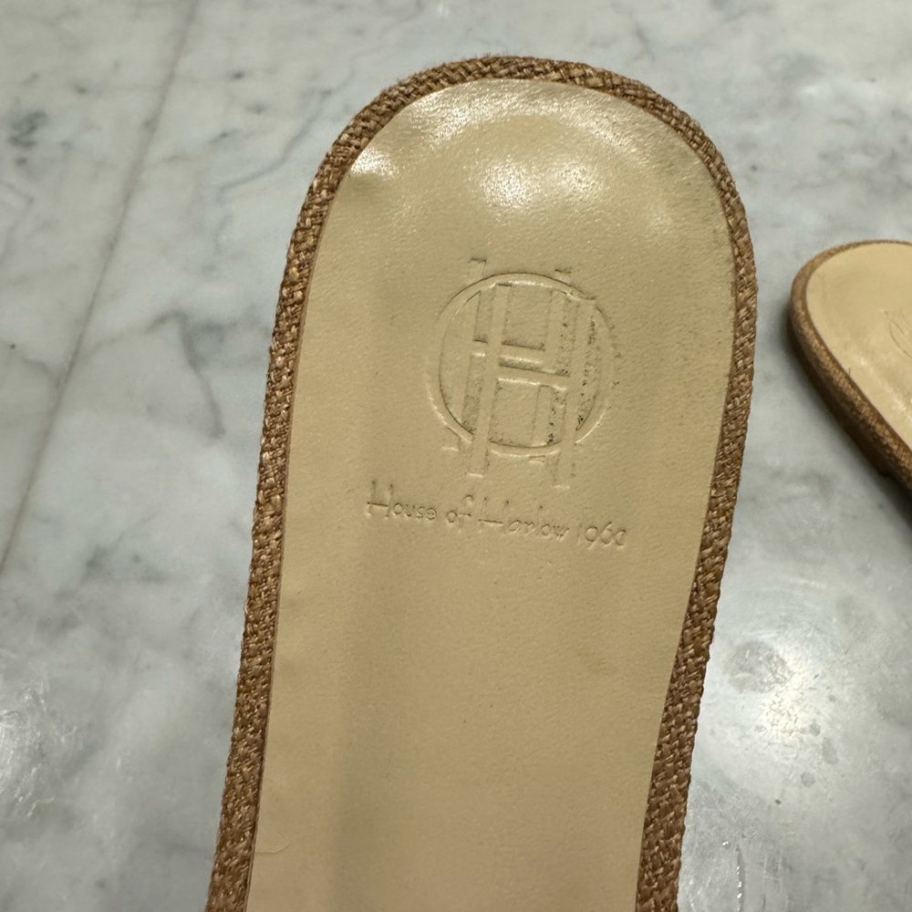 House of Harlow Raffia slides - Picture 6 of 13